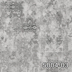5004-03 Retro Duvar Kağıdı