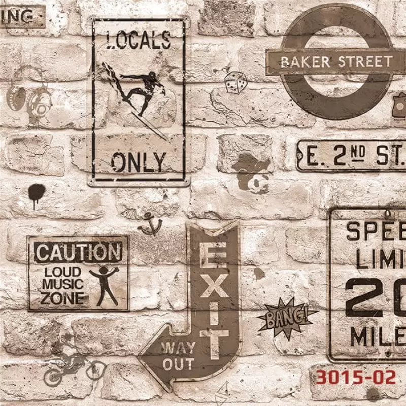 3015-02 Deco Stone Duvar Kağıdı ile Taş Dokulu Şıklık